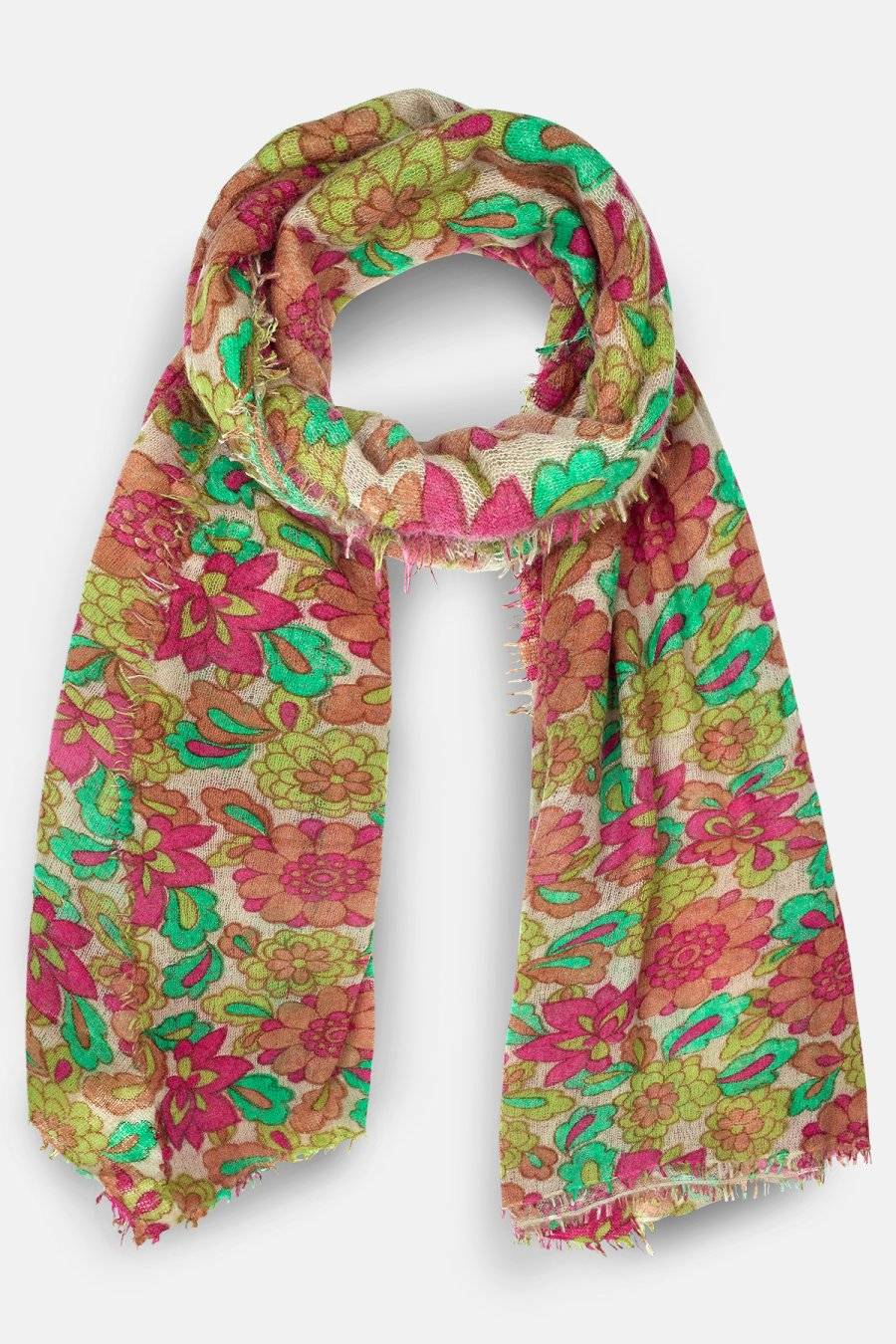 Mouleta Kaschmirschal Flower Print Exklusivangebot