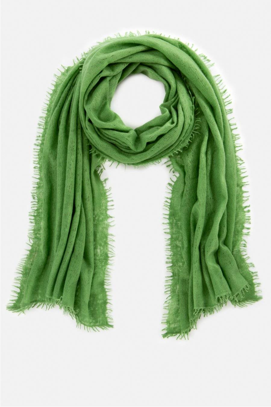 Mouleta Kaschmirschal grün Colors Tiefpreis