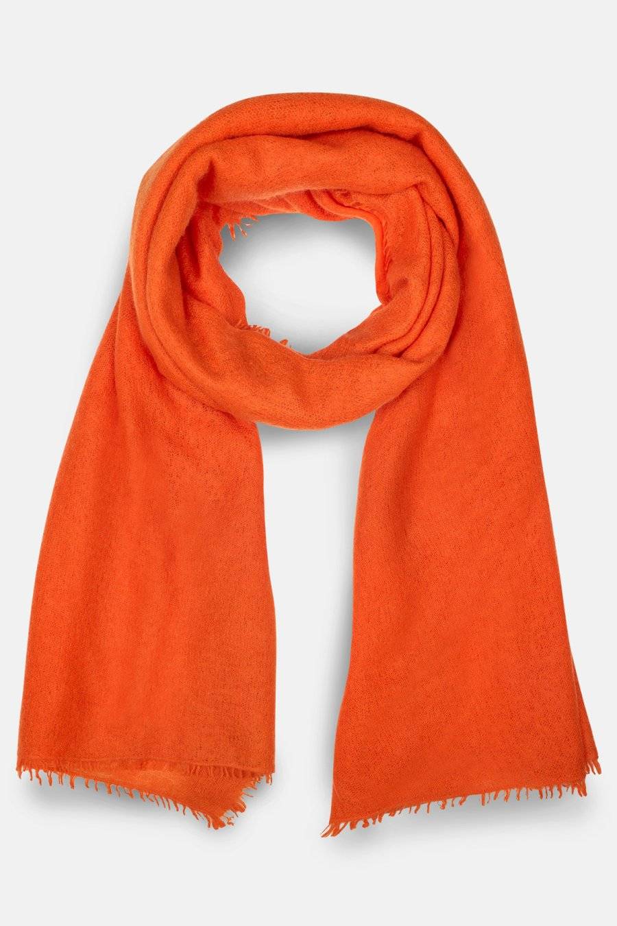 Mouleta Kaschmirschal orange Colors Letzter Tag