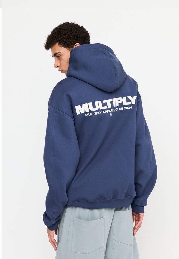 Multiply Spparel Oversize Zip Hoodie MULTIPLY Night Shadow Online Outlet