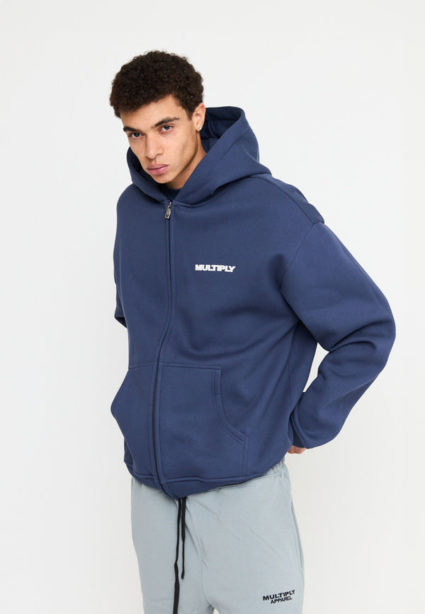Multiply Spparel Oversize Zip Hoodie MULTIPLY Night Shadow Online Outlet