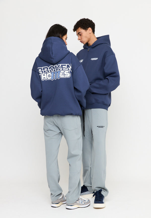 Multiply Spparel Oversize Zip Hoodie BROKEN HOMES Night Shadow Exklusive Angebote