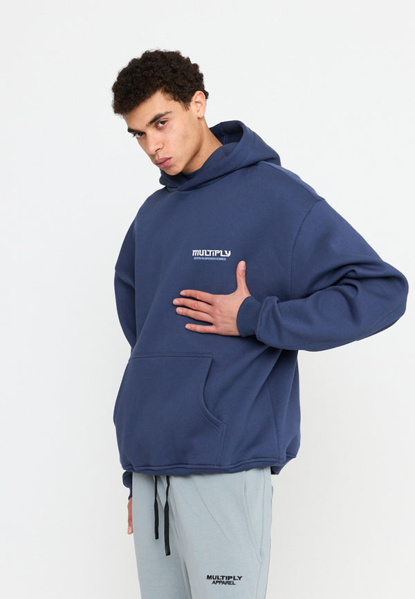 Multiply Spparel Oversize Hoodie BROKEN IDENTITY Night Shadow Große Rabatte