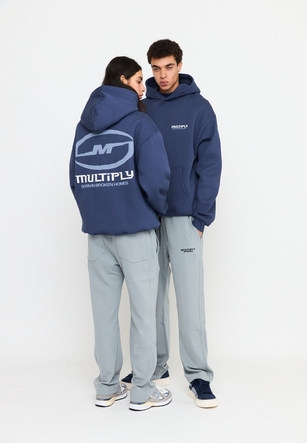 Multiply Spparel Oversize Hoodie BROKEN IDENTITY Night Shadow Große Rabatte