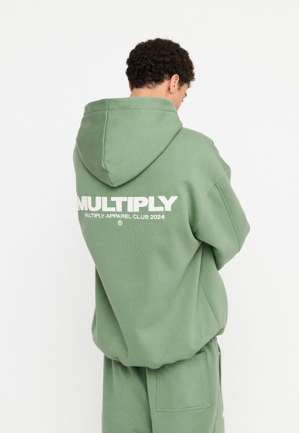Multiply Spparel Oversize Zip Hoodie MULTIPLY Hedge Green Kauf eins, bekomm eins gratis