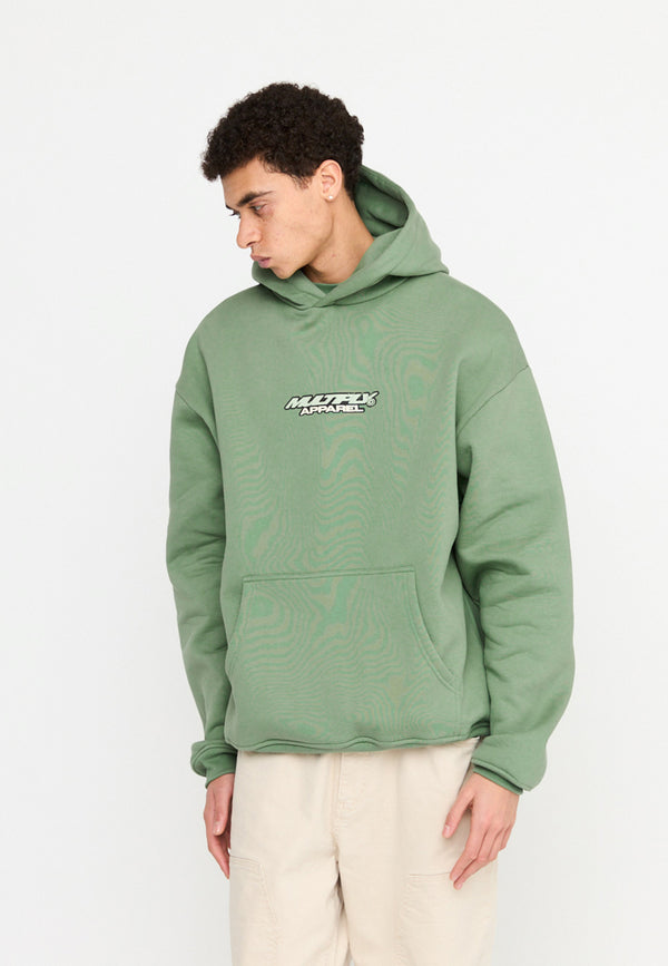 Multiply Spparel Oversize Hoodie TRAUMA Hedge Green Super Sparpreis