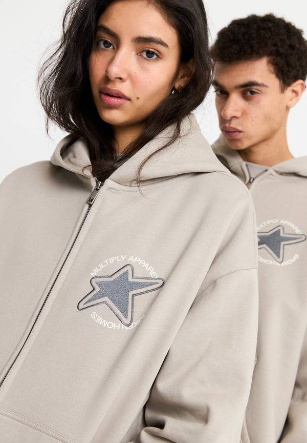Multiply Spparel Oversize Zip Hoodie EMOTIONS String JETZT KAUFEN