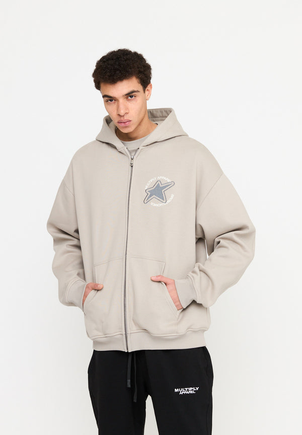 Multiply Spparel Oversize Zip Hoodie EMOTIONS String JETZT KAUFEN
