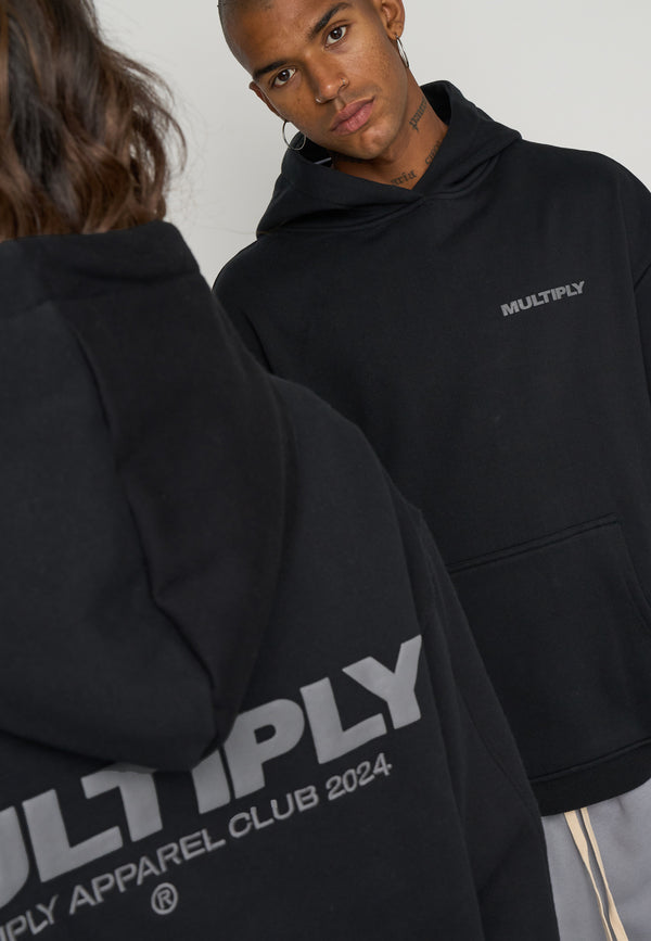 Multiply Spparel Oversize Hoodie MULTIPLY 2 Black Letzter Tag