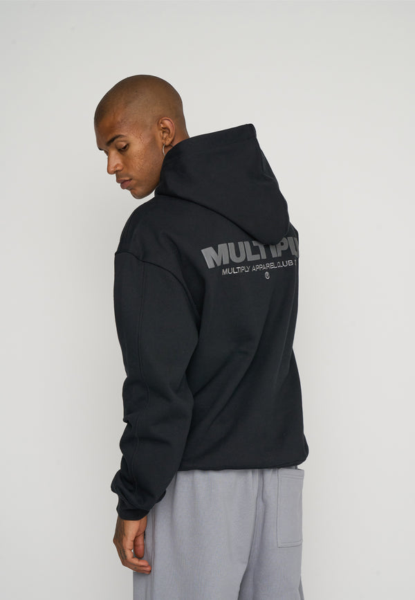 Multiply Spparel Oversize Hoodie MULTIPLY 2 Black Letzter Tag