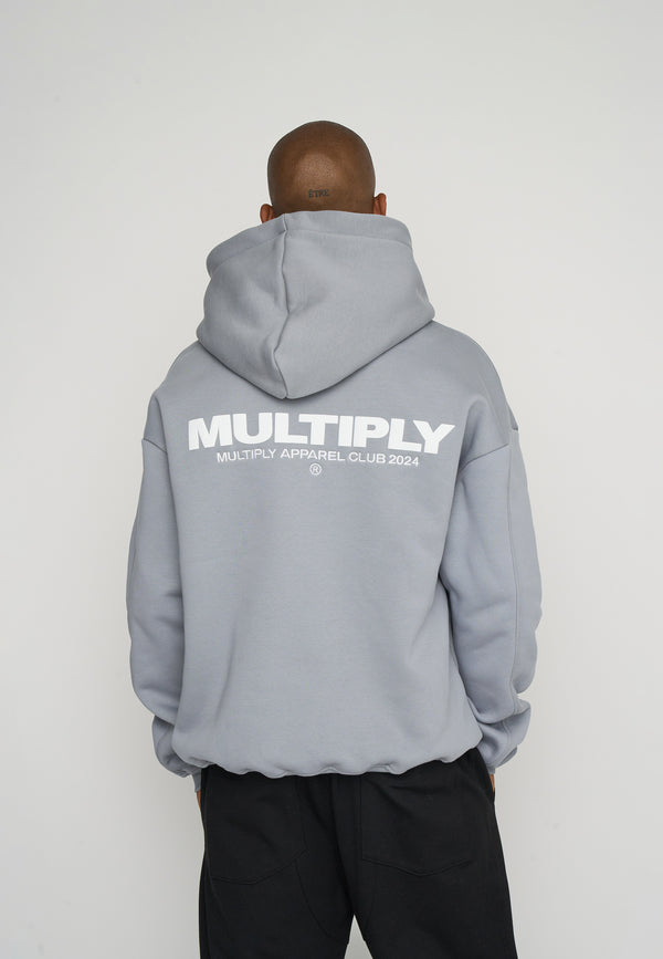 Multiply Spparel Oversize Hoodie MULTIPLY Ultimate Grey Zeitbegrenzte Promotion