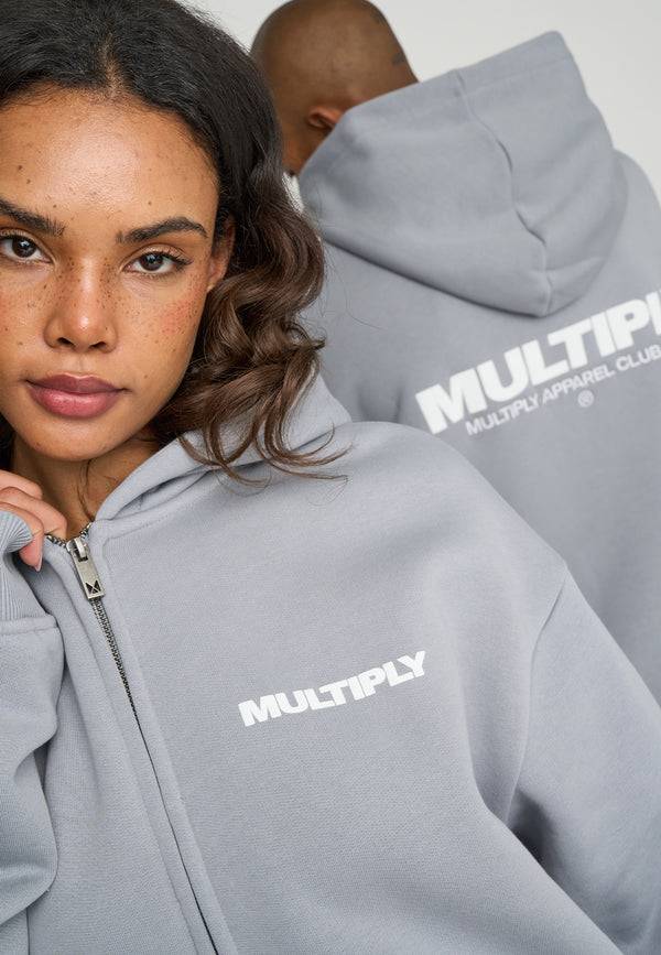 Multiply Spparel Oversize Zip Hoodie MULTIPLY Ultimate Grey Bis zu 60% Rabatt