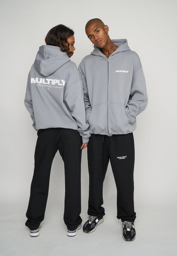 Multiply Spparel Oversize Zip Hoodie MULTIPLY Ultimate Grey Bis zu 60% Rabatt