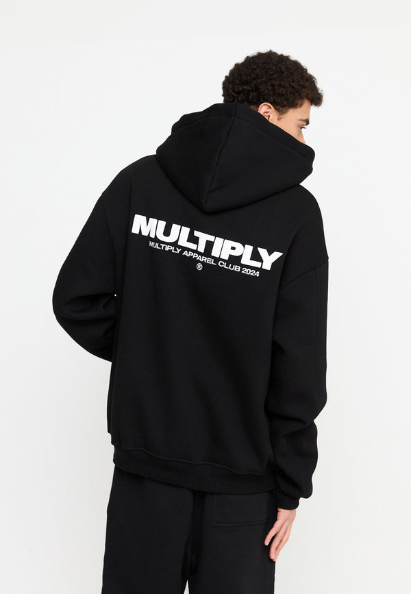 Multiply Spparel Oversize Zip Hoodie MULTIPLY Black Nur für heute