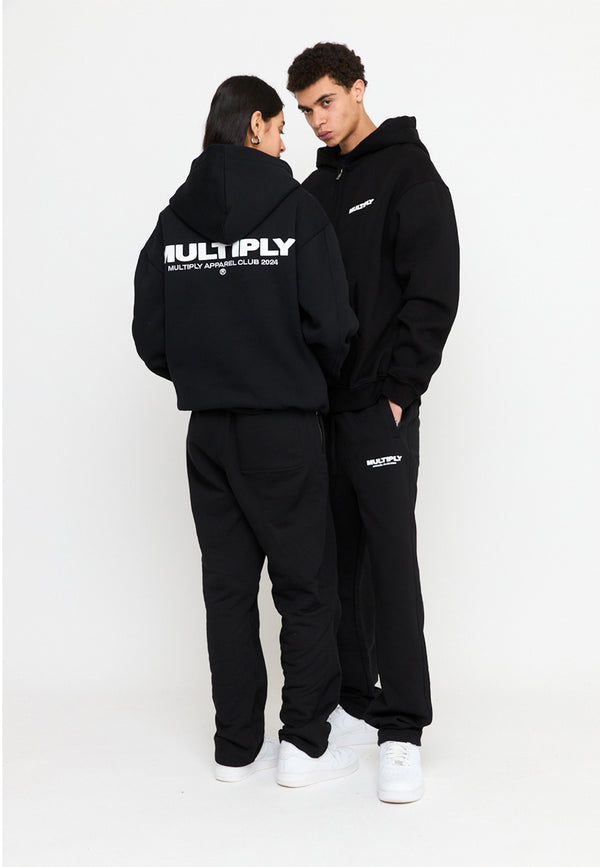 Multiply Spparel Oversize Zip Hoodie MULTIPLY Black Nur für heute