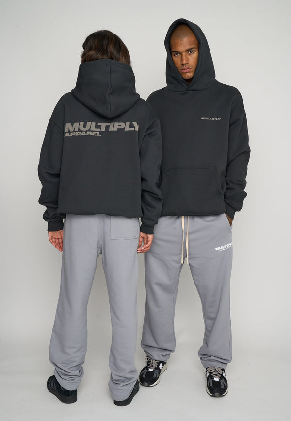 Multiply Spparel Oversize Hoodie BASIQUE Black Soda Sonderangebot der Fabrik