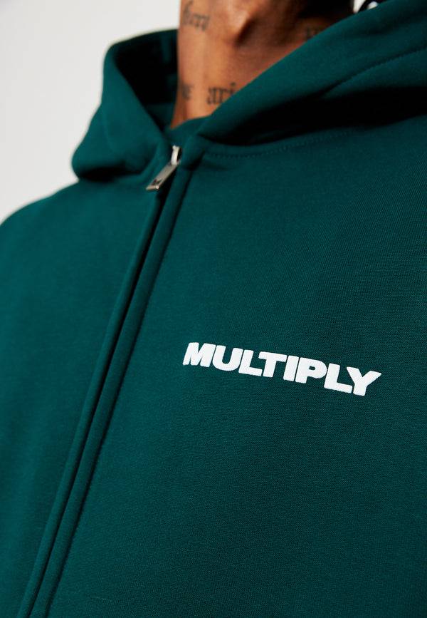 Multiply Spparel Oversize Zip Hoodie MULTIPLY Botanical Garden Vierteljährliche Förderung