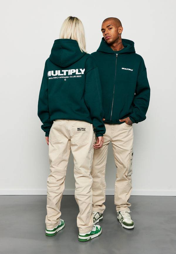 Multiply Spparel Oversize Zip Hoodie MULTIPLY Botanical Garden Vierteljährliche Förderung