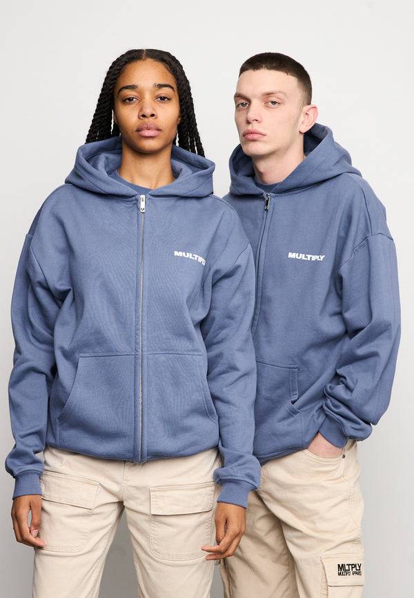 Multiply Spparel Oversize Zip Hoodie MULTIPLY Coastal Fjord Riesige Rabatte