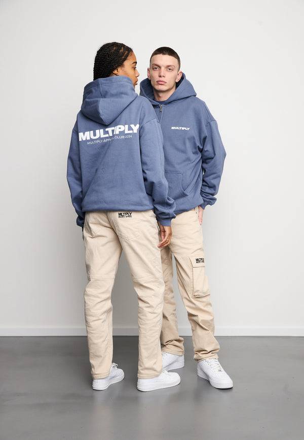 Multiply Spparel Oversize Zip Hoodie MULTIPLY Coastal Fjord Riesige Rabatte