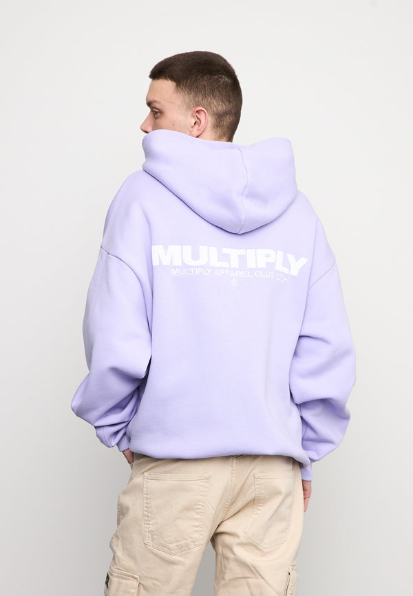 Multiply Spparel Oversize Zip Hoodie MULTIPLY Lavender Kostenloser Versand international
