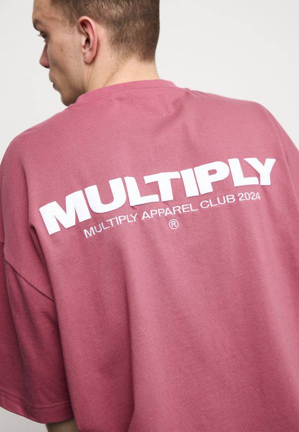 Multiply Spparel Oversize T-Shirt MULTIPLY Rose Wine Fabrikladen