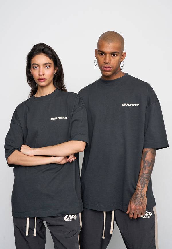 Multiply Spparel Oversize T-Shirt MULTIPLY Black Soda Washed Begrenzt auf 3 Tage
