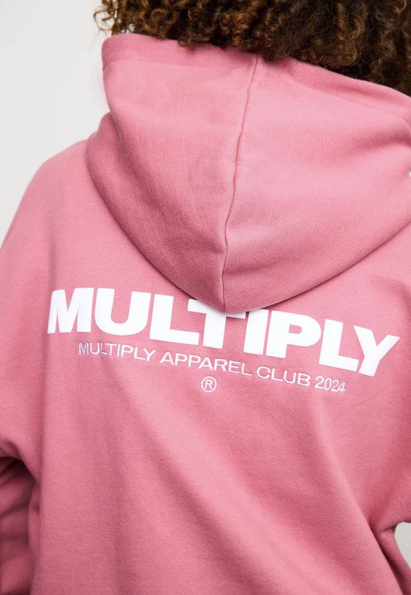 Multiply Spparel Oversize Zip Hoodie MULTIPLY Rose Wine Speichern exportieren