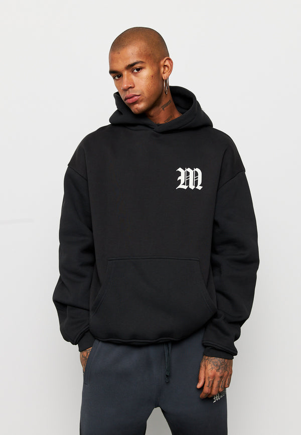Multiply Spparel Oversize Hoodie M CIRCLE Black Soda Washed 50% Rabatt für begrenzte Zeit