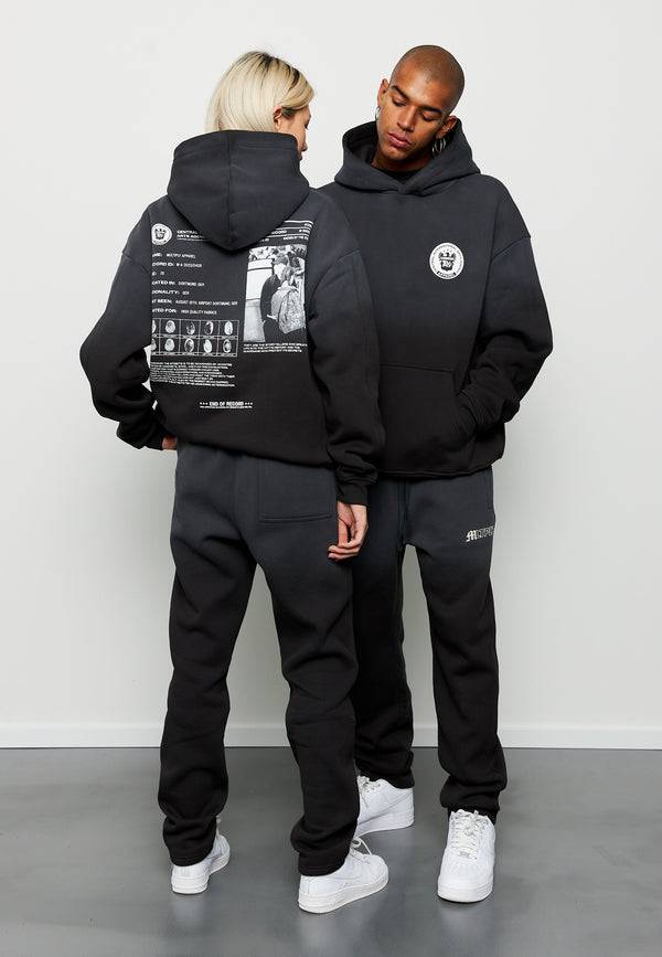 Multiply Spparel Oversize Hoodie SUSPICIOUS Black Soda Washed 2025