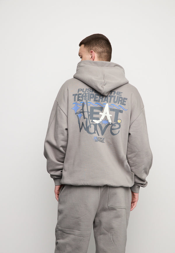 Multiply Spparel Oversize Hoodie DEHYDRATION Moon Mist Auslauf