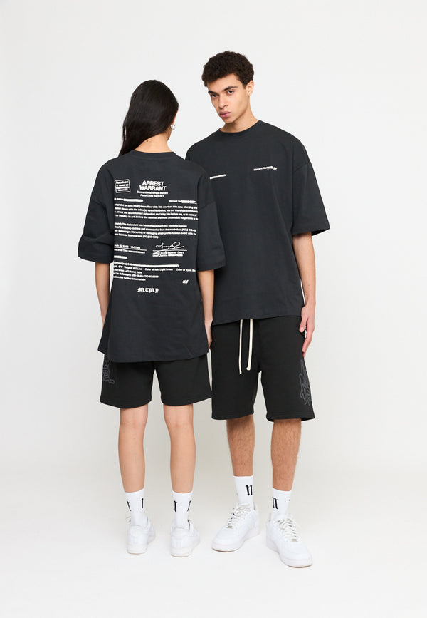 Multiply Spparel Oversize T-Shirt SLANDER Black Soda Washed Hotsell