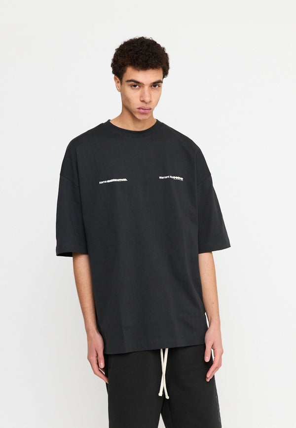 Multiply Spparel Oversize T-Shirt SLANDER Black Soda Washed Hotsell