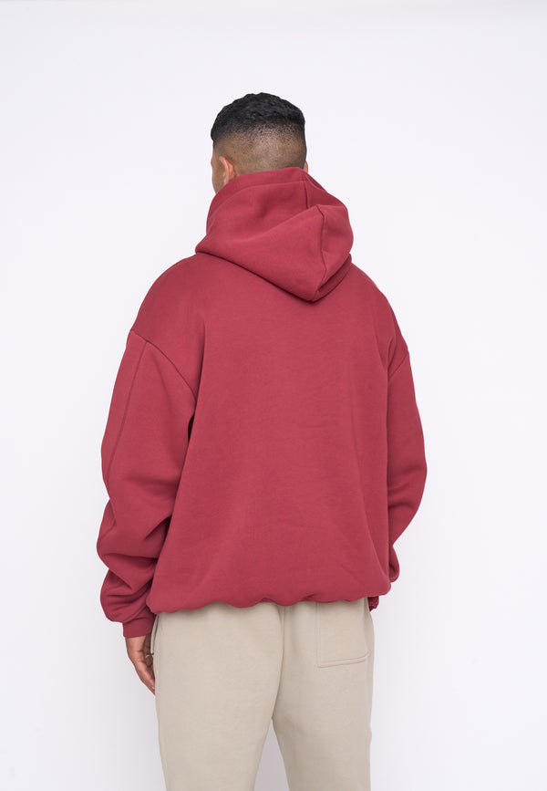Multiply Spparel Oversize Hoodie BASE Ruby Wine Kostenloser Versand