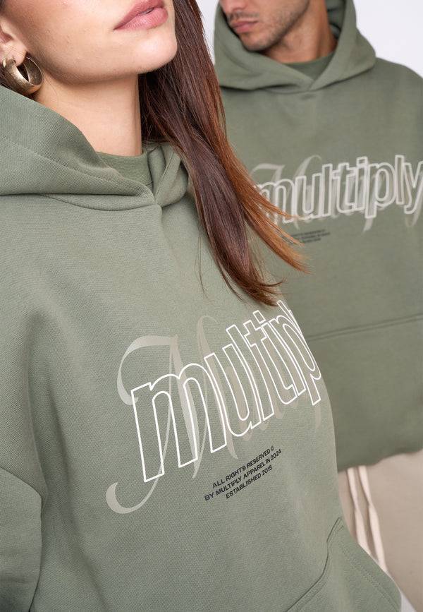 Multiply Spparel Oversize Hoodie DRIBBLE Four Leaf Clover Fabrikpreis