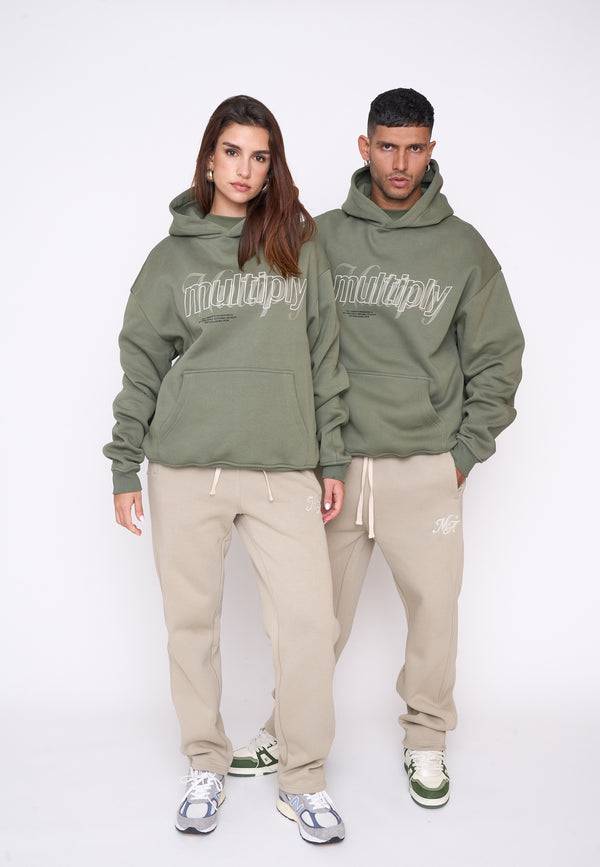Multiply Spparel Oversize Hoodie DRIBBLE Four Leaf Clover Fabrikpreis