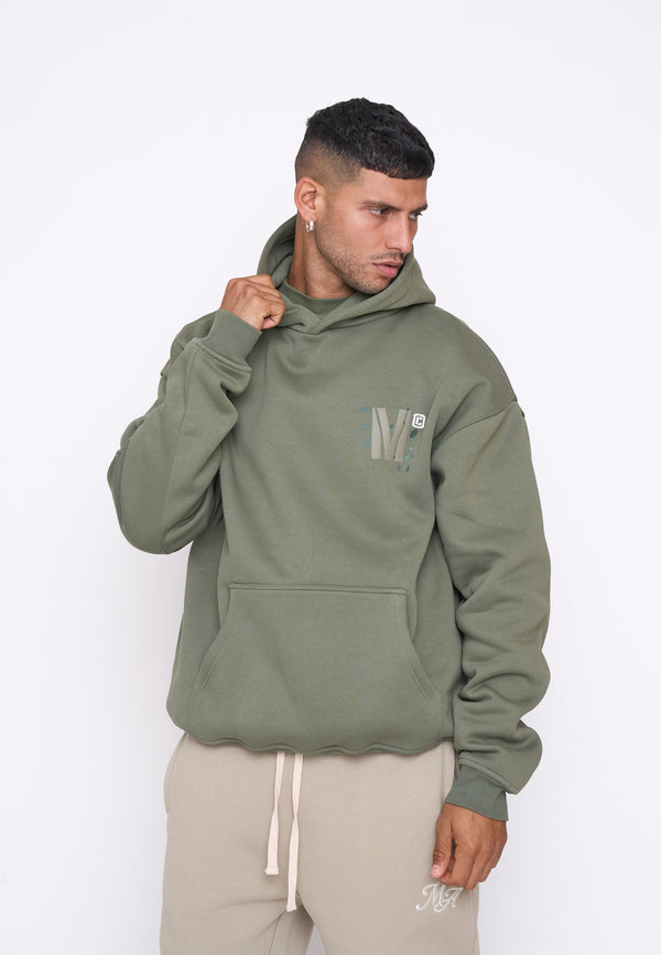 Multiply Spparel Oversize Hoodie DRILL Four Leaf Clover Sonderangebot