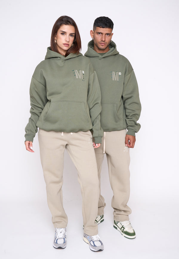 Multiply Spparel Oversize Hoodie DRILL Four Leaf Clover Sonderangebot
