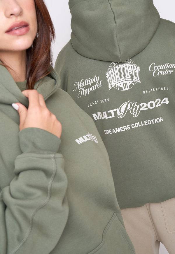 Multiply Spparel Oversize Hoodie MATCH Four Leaf Clover Großer Ausverkauf