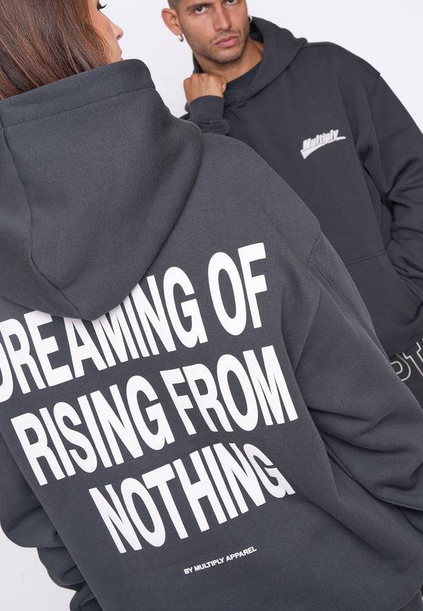 Multiply Spparel Oversize Hoodie RISING Black Soda Online Shopping