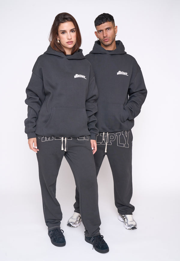 Multiply Spparel Oversize Hoodie RISING Black Soda Online Shopping