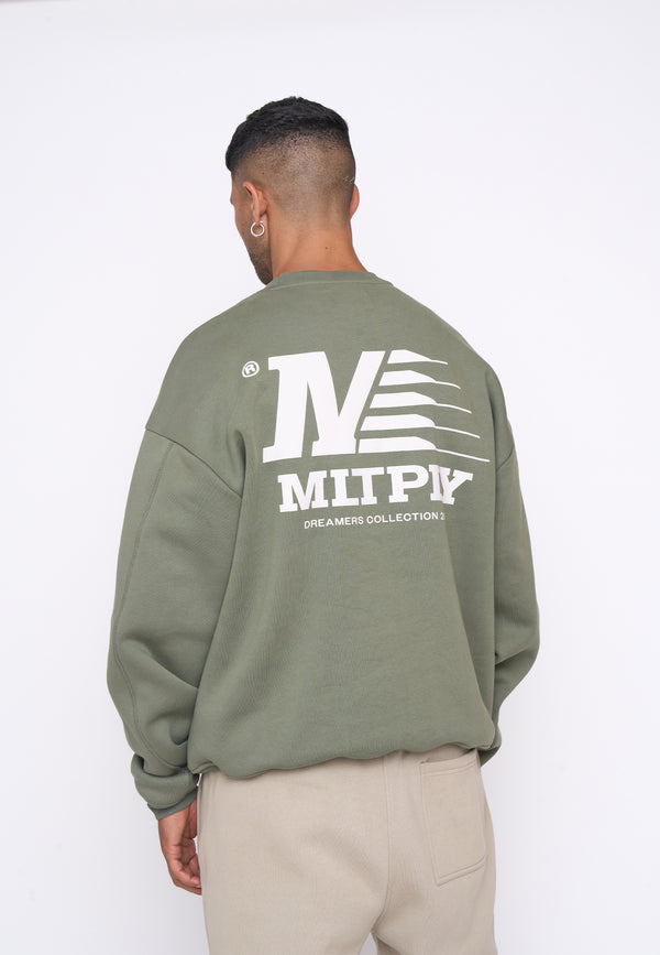 Multiply Spparel Oversize Sweatshirt PATROL Four Leaf Clover Weihnachtsangebot