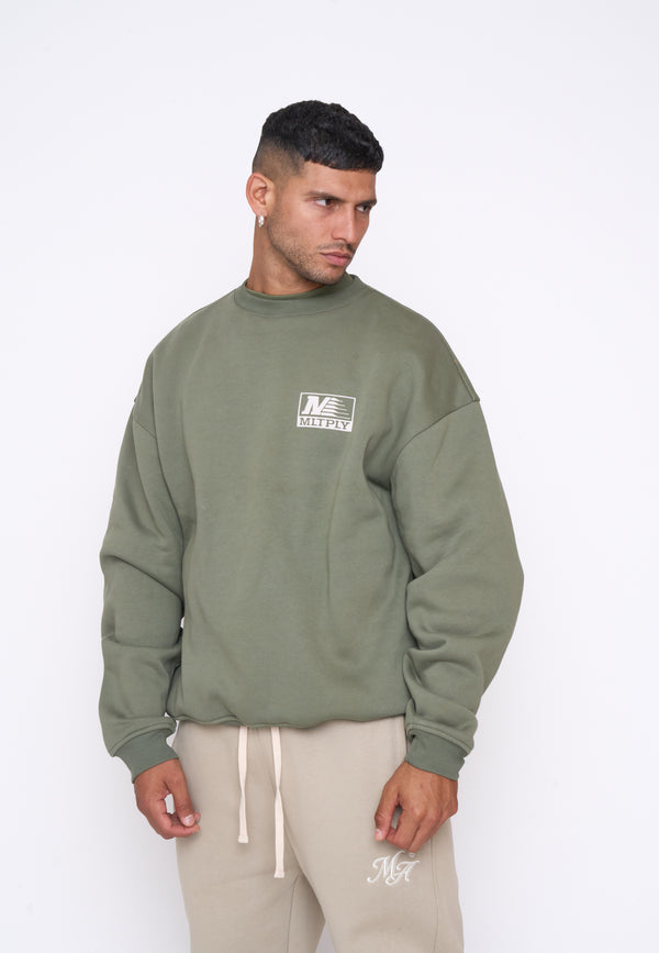 Multiply Spparel Oversize Sweatshirt PATROL Four Leaf Clover Weihnachtsangebot