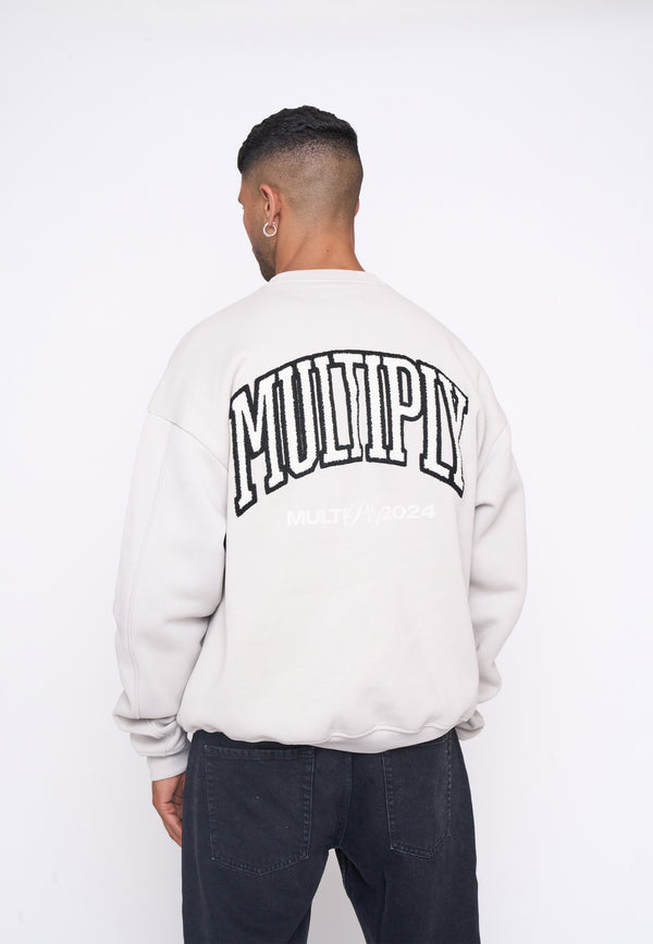 Multiply Spparel Oversize Sweatshirt SESSION Dove Osterangebot