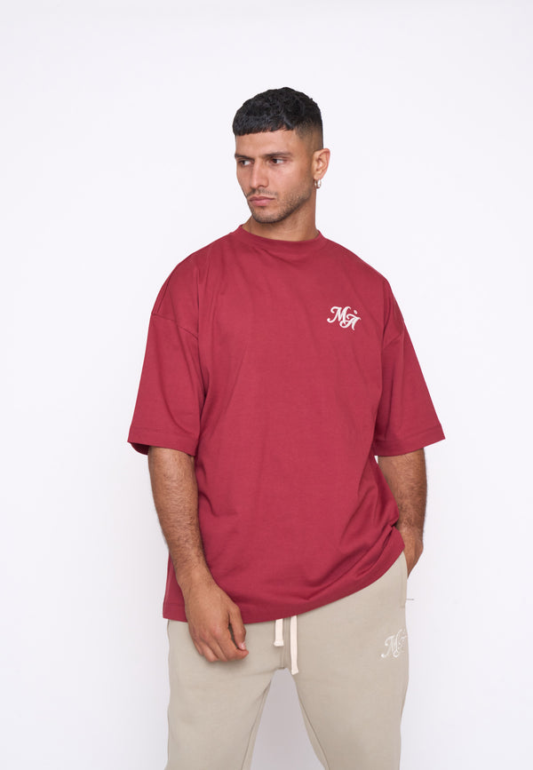 Multiply Spparel Oversize T-Shirt COMPETITION Ruby Wine Muttertagsangebot