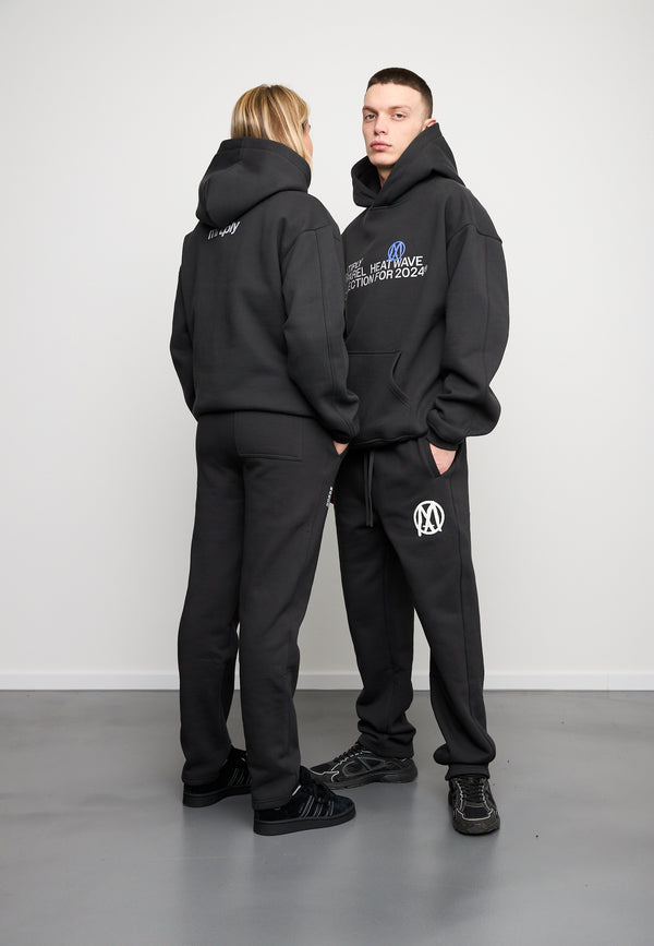 Multiply Spparel Oversize Hoodie APPAREL HEAT Black Soda Washed Jubiläumsangebot