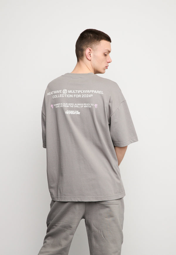 Multiply Spparel Oversize T-Shirt SUMMER HEAT Moon Mist Heißer Verkauf