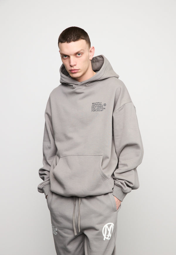 Multiply Spparel Oversize Hoodie TEMPERATURE Moon Mist Online Outlet