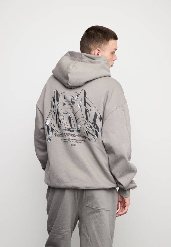 Multiply Spparel Oversize Hoodie TEMPERATURE Moon Mist Online Outlet