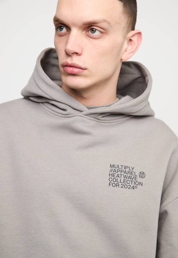 Multiply Spparel Oversize Hoodie TEMPERATURE Moon Mist Online Outlet